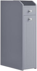 VASAGLE Small Bathroom Storage Cabinet, with Slide Out Drawers，Dove Gray by VASAGLEbySONGMICSHOME