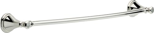 Delta Towel Rack | 24 Inch Polished Nickel Towel Bar for Bathroom, Kitchen | Cassidy Accessories by Unknown