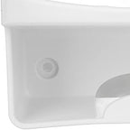 Electric Iron Holder,Heat ant 2 in 1 Wall Mounted Iron Board Rack,Iron and Ironing Board Storage Organizer Shelf,for Household Bathroom Laundry Room (White) - Image 7