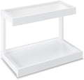 MARTY Counter Shelf Organizer, 2 Tier Spice Rack for Countertop, White by MARTY
