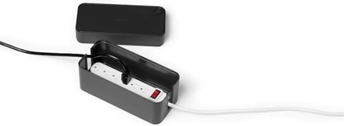 Durable, Cable Management Box, Graphite, Small - Image 3