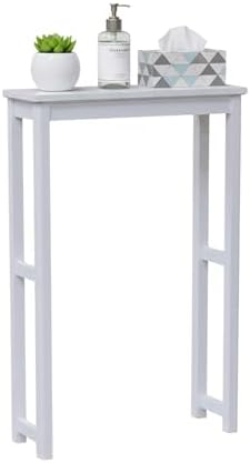 Alaterre Furniture Dorset Over-the-Toilet Storage Shelf, White, 27”x9”x37” by AlaterreFurniture