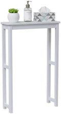 Alaterre Furniture Dorset Over-the-Toilet Storage Shelf, White, 27”x9”x37” by AlaterreFurniture