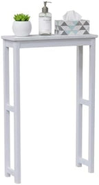 Alaterre Furniture Dorset Over-the-Toilet Storage Shelf, White, 27”x9”x37” by AlaterreFurniture