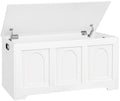 DINZI LVJ Storage Chest, Wooden Toy Box, White 39.4" L by DINZILVJ