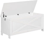 MAHANCRIS 47.2" Storage Chest with Lid, Storage Bench with Safety Hinges by MAHANCRIS