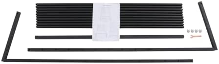 Scarf Display Stand, 10 Tier Metal Scarf Holder Organizer, Scarf Hanger Scarf Holder Scarf Organizer Belt Organizer Pants Rack Scarf Rack for Commercial Clothing Retail Store (Black, 100cm) - Image 7
