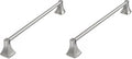 18 Inch Brushed Nickel Towel Bar Towel Rack for Bathroom Kitchen Hand Towel Holder Dish Cloths Hanger SUS304 Stainless Steel Rustproof Wall Mount (Pack of 2) by WZRUA