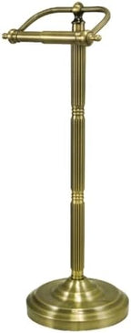 Kingston Brass CC2103 Georgian Pedestal Paper Holder, Antique Brass 21-1/2" by Kingston