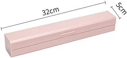 Reusable Cling Film Cutter Dispenser Adjustable Plastic Wrap Cutter Multifunctional Tin Foil Cling Film Cutter Household Kitchen Accessories for Cooking Lover (Color : Pink) - Image 2