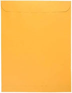 JAM PAPER 12 x 15 1/2 Open End Catalog Envelopes with Peel and Seal Closure - Brown Kraft - Bulk 500/Box - Image 4