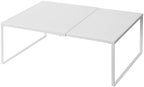 Nxconsu Expandable Cabinet Shelf, Shelf Riser for Cabinets, 11.8" White by Nxconsu