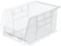 Akro-Mils 30237 AkroBins Plastic Storage Bins, 9"x6"x5", Clear, 12-Pack by Akro-Mils