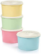 Tupperware Heritage 8-Piece Pastel Canister Set (4 Containers + 4 Lids) - Image 6