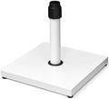 45lbs Patio Umbrella Base, Heavy Duty Stand Outdoor, White by Enjoymyhome