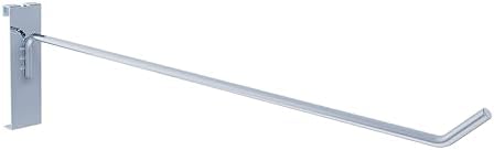 100 PCS Gridwall Hooks Chrome Metal Support 12 Inch by DEFINEYOURQUALITYLIFE