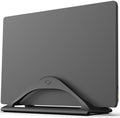HumanCentric Vertical Laptop Stand for Desks Adjustable Matte Black MacBook by HumanCentric