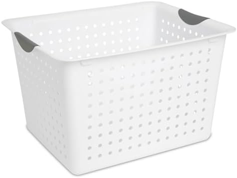 Sterilite Deep Ultra Basket, Open Top Plastic Storage Organizer, 18-Pack - Image 3