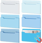 Fuutreo Magnetic Wall File Holder,6pcs,Ocean Color,Horizontal-large by Fuutreo