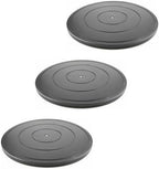 16 Inch Lazy Susan Turntable - Heavy Duty Rotating Swivel Steel Ball Bearings - Flat Base Stand for TV/Computer/Monitor/Arts/Crafts/Bonsai/Statue/Cabinet Organizer (3 Pack/Black) by VOLCANOESCLUB