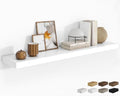 RICHFOCUS Long Floating Shelves for Wall 1Pack, White, 55" Lx8 D by RICHFOCUS