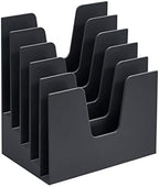 Acrimet 5 Section Incline File Sorter Organizer, Desktop Mail Holder, Black by Organizingyourlife