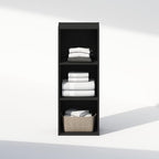 Furinno Reed Closet Organizers and Storage, 3-Tier Closet Organizer, Open Shelf Closet Storage, for Wardrobe, Bedroom, Living Room, Blackwood - Image 5