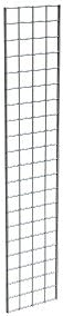 Grid Panel for Retail Display – Perfect Metal Grid for Any Retail Display, 1’ Width x 5’ Height, 3 Grids Per Carton (Chrome) by Econoco