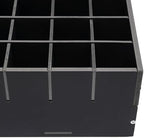 2 Pcs Paint Organizer, Wall-mountable Craft Paints Storage Rack, PVC Board,12.99X3.54X12.99 in,for DIY Crafters Spray Painters Studios, Galleries (Black) - Image 7