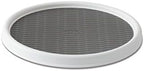 Copco Non-Skid Pantry Cabinet Lazy Susan Turntables, 18-Inch and 12-Inch, White/Gray - Image 5