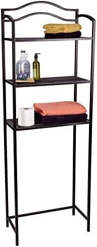 Household Essentials Bronze Iron Arch Over-Toilet Shelf - Image 4