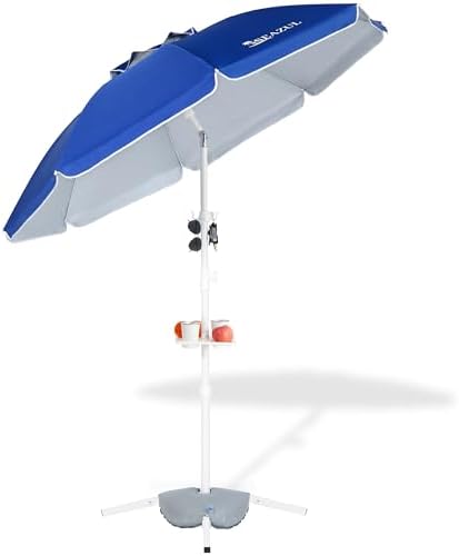 Seazul 6.5ft Sun Shade Umbrella, Portable Umbrella with Stand for Sports by SeazulOutdoorProducts