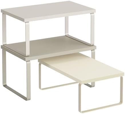 SONGMICS Cabinet Organizer Shelf, Set of 3 Spice Rack, Kitchen Storage by SONGMICSbySONGMICSHOME