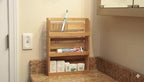 Lipper International 8840 Bamboo 3-Tier Spice Rack, 2.75-inch Depth Accommodates many Types of Spice Jars - Image 6