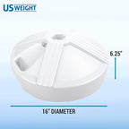 US Weight Durable 50 Pound Fillable Umbrella Base Designed to be Used with a Patio Table - Image 2