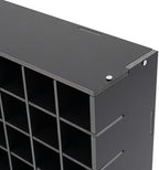 2 Pcs Paint Organizer, Wall-mountable Craft Paints Storage Rack, PVC Board,12.99X3.54X12.99 in,for DIY Crafters Spray Painters Studios, Galleries (Black) - Image 6