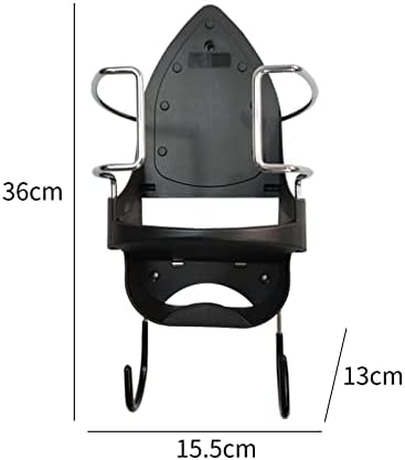 Ironing Board Holder Easily Mount Heat Resistant Storage Organizer for Laundry Room Cabinet Bathroom - Image 4
