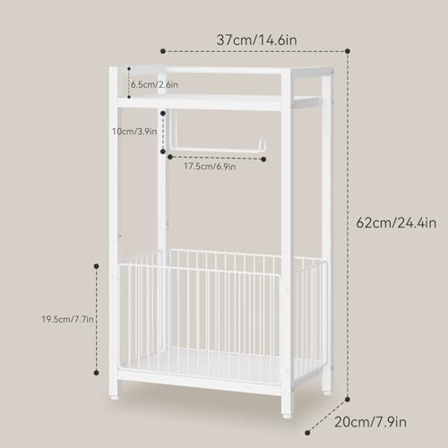IBUYKE Toilet Paper Holder Stand Bathroom Tissue Roll Dispenser UTLJ020W - Image 4