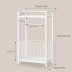 IBUYKE Toilet Paper Holder Stand Bathroom Tissue Roll Dispenser UTLJ020W - Image 4