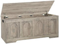 DINZI LVJ Storage Chest, Wooden Toy Box, Gray Wash 47.2" L by DINZILVJ