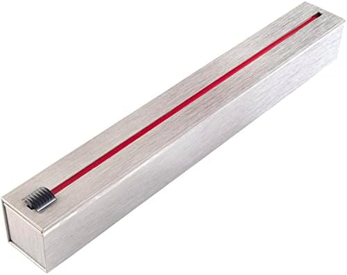 ChicWrap Stainless Steel Aluminum Foil Dispenser - Includes 18"x30' roll - Image 2
