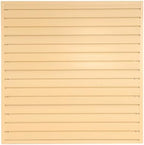 FRAYSCENT Slat Wall Paneling Garage Wall Organizer, Slatwall Panels Garage Tool Organizer Wall Mount Garage Slat Wall Storage Systems, Slat Board PVC Wall Panels Garage Storage (BEIGE, 4ftx4ft) by FRAYSCENT
