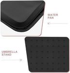 Silicone Umbrella Drip Tray for Entryway and Office Use, Black Non Slip Waterproof Umbrella Rack Drip Pan with Universal Compatibility and Easy Maintenance, Modern Minimalist - Image 3