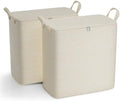 Higher Cotton and Linen Canvas Storage Bags with Reinforced Handles 2 Pack by Unknown