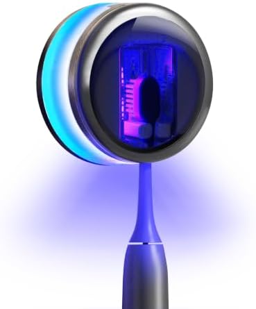 UV Toothbrush Sanitizer Holder, Dual Mode Cleaning with Ambient Lighting by Unknown