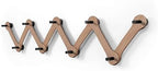 Three by Three Seattle Minimalist Wall-Mounted Coat Rack, White Oak Wood by ThreebyThreeSeattle