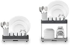 Joseph Joseph Duo 2-Tier Dish Rack - Grey - Image 6