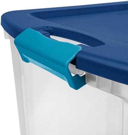 Sterilite Latch and Carry, Plastic Storage Bins w/Lids, 18 Gallon, 12-Pack - Image 6