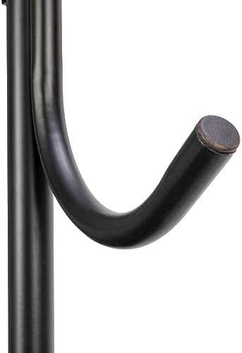 Household Essentials Hinge-It Clutterbuster Steel Valet Family Towel Bar, Black - Image 5