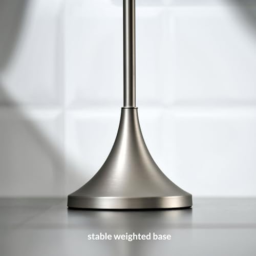 Toilet Paper Stand Stable Weighted Base Simple Modern Streamlined Design - Image 5